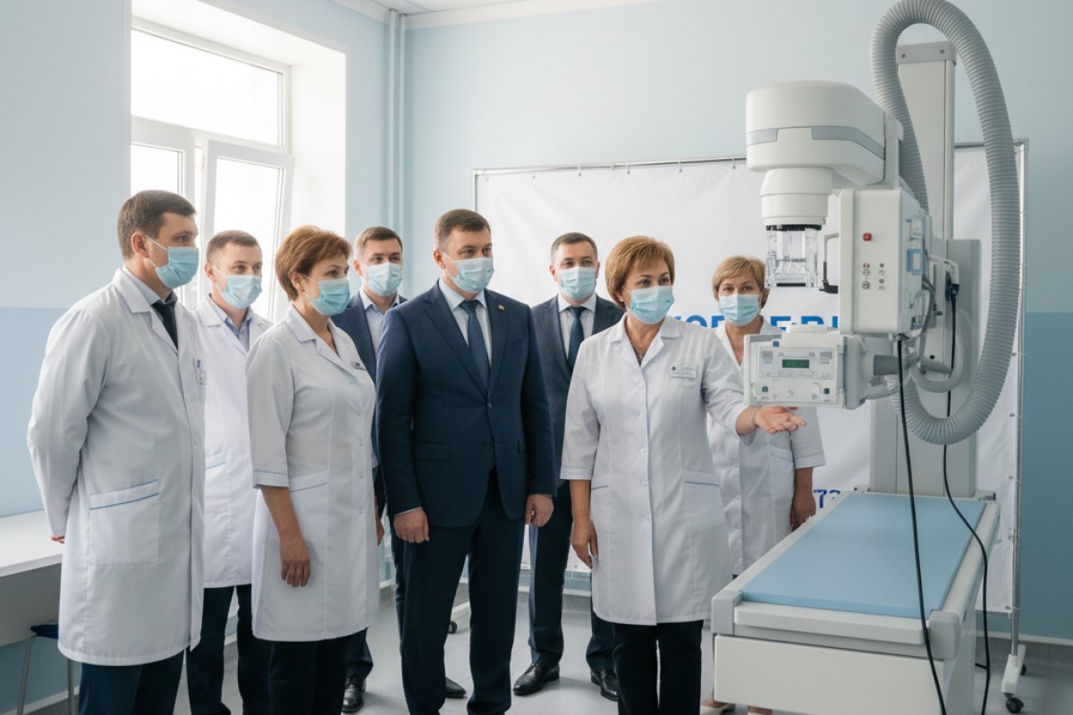 В Архангельском Каменского района начал работу цифровой рентген-аппарат