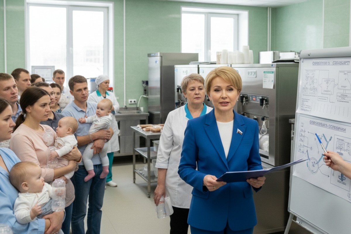 В СР предложили ввести федеральный стандарт для молочных кухонь в России
